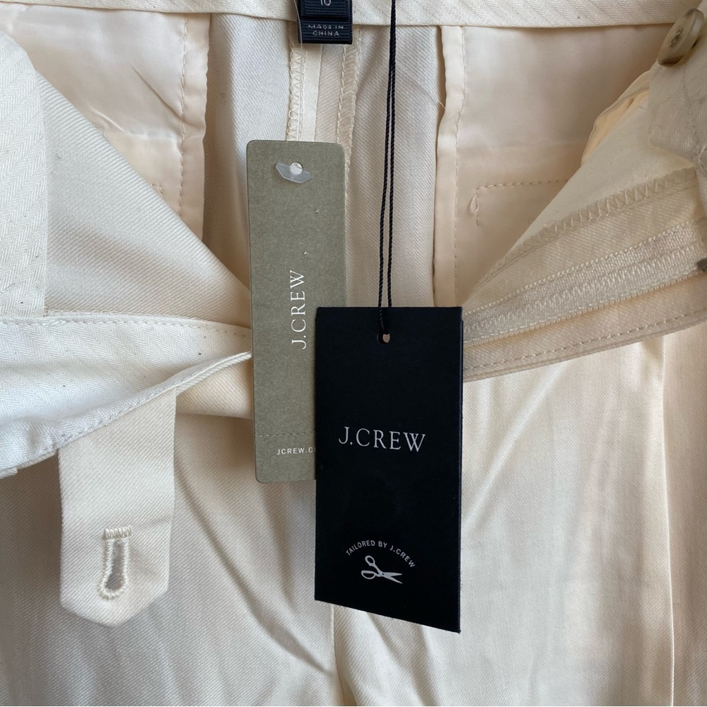 NWT J. Crew super 120'S pants, Size 10 - Picture 8 of 9